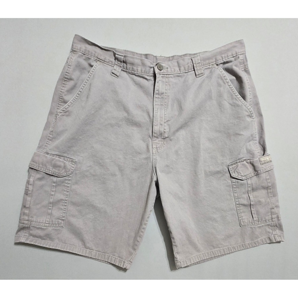 Wrangler Cargo Shorts Men 38 Pockets Cotton Outdoor Casual Logo‎ 60CTWGM Mens